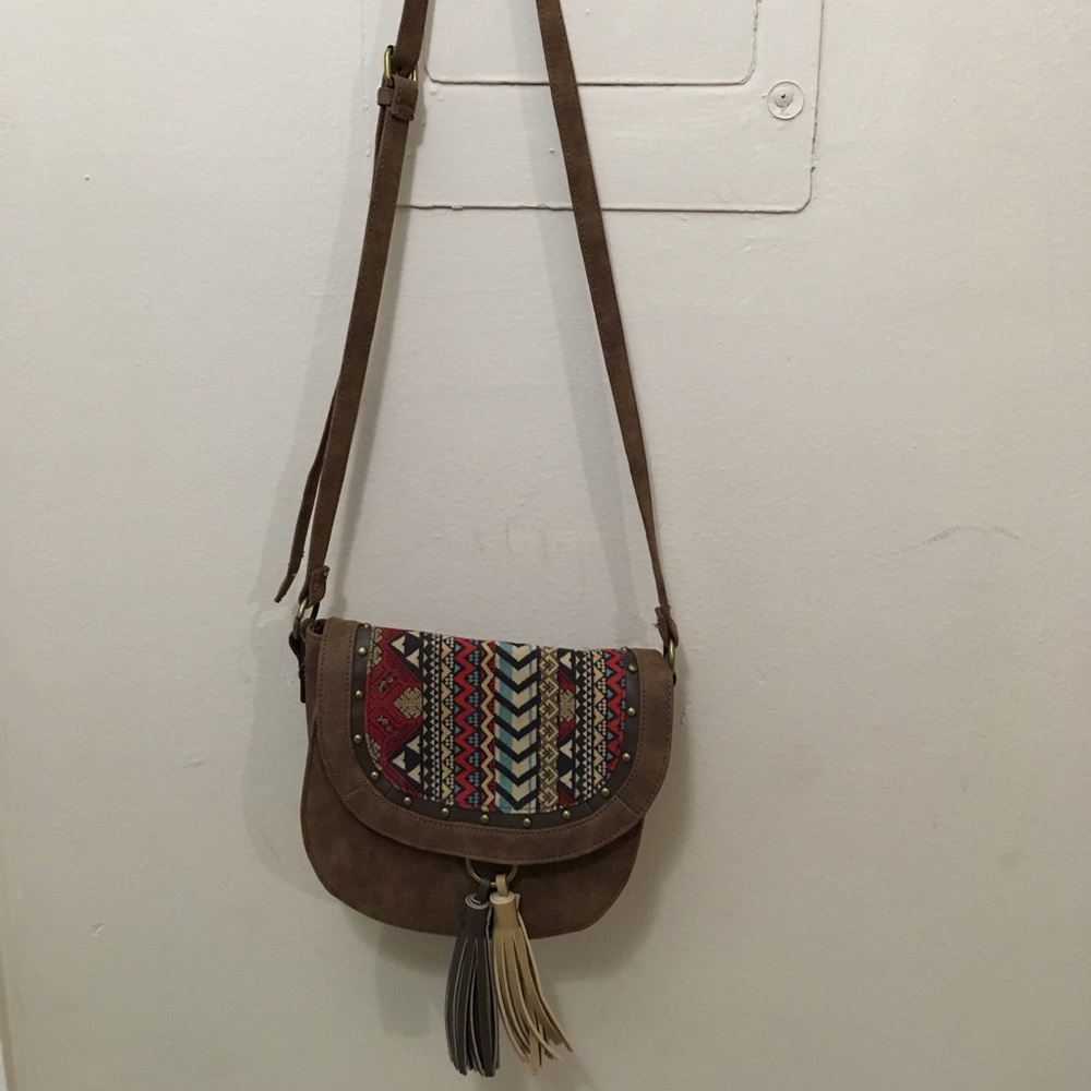 Brown crossbody bag